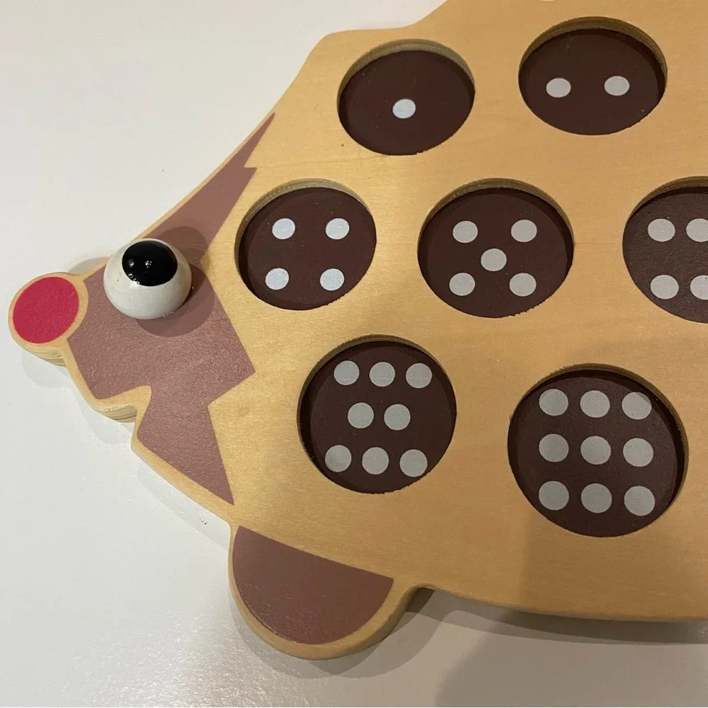 Janod Wooden Number Sorting Hedgehog | Montessori